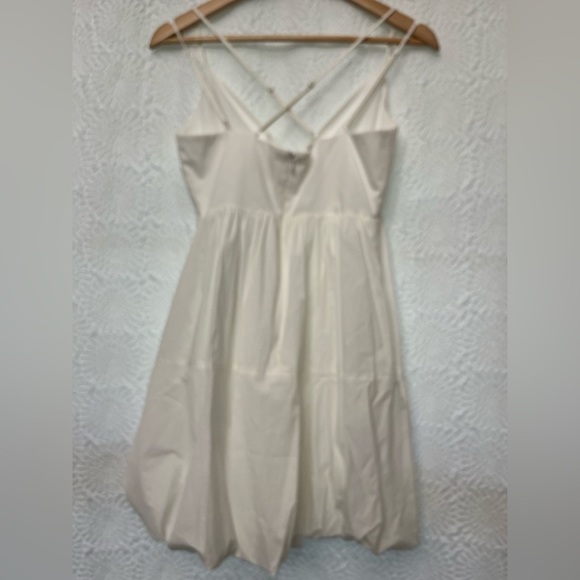 Cinq A Sept Mini Effie Dress Size 4 White Bubble Sundress Bridal Summer Chic NWT - Picture 15 of 16